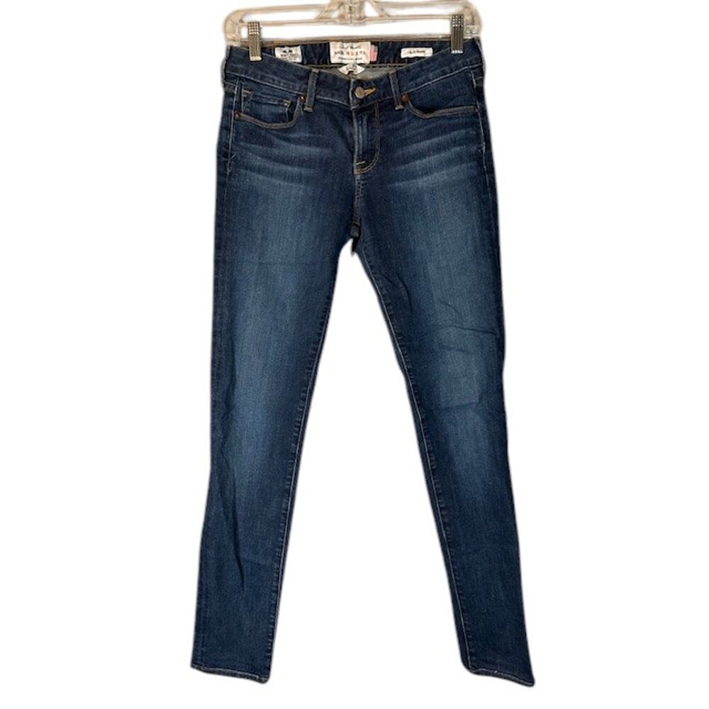 Lucky Brand Blue Lolita Skinny Ankle Casual White Oak Denim Jeans Women Sz 26